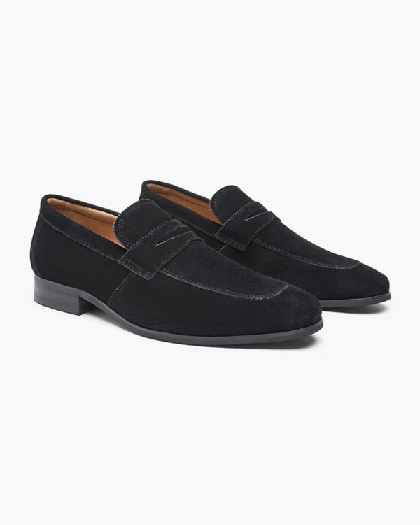 SÜET PENNY LOAFERS