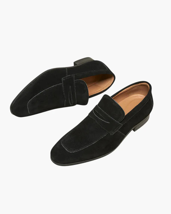 SÜET PENNY LOAFERS