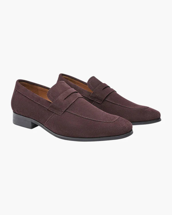SÜET PENNY LOAFERS